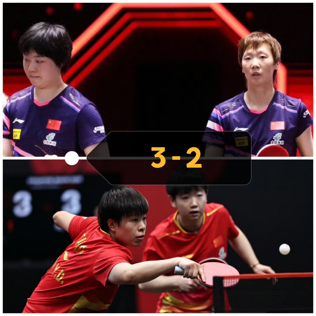 大满贯-王艺迪/蒯曼3-2海产组合女双夺冠